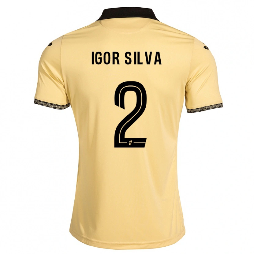 Danxen Homem Camisola Igor Silva #2 Branco Navajo Preto Alternativa 2026/27 Camisa Brasil