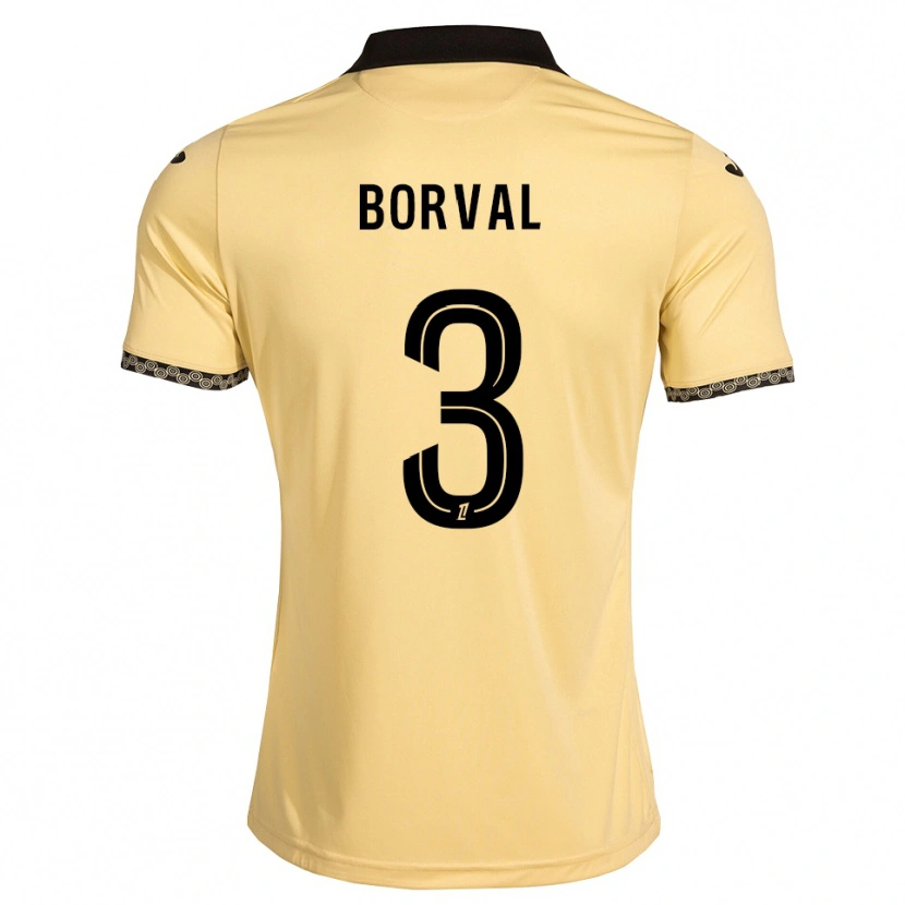 Danxen Homem Camisola Cyril Borval #3 Branco Navajo Preto Alternativa 2026/27 Camisa Brasil