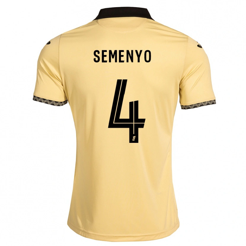 Danxen Homem Camisola Jai Semenyo #4 Branco Navajo Preto Alternativa 2026/27 Camisa Brasil