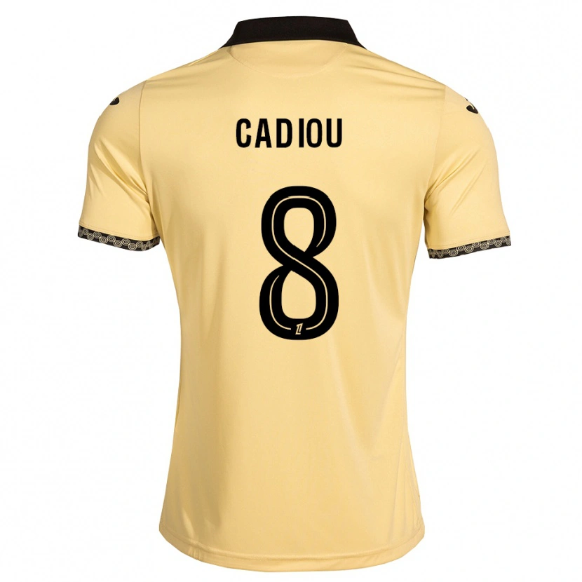 Danxen Homem Camisola Noah Cadiou #8 Branco Navajo Preto Alternativa 2026/27 Camisa Brasil
