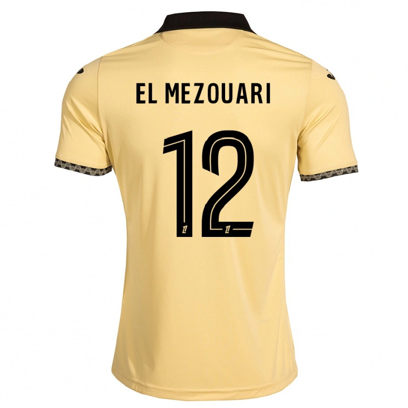 Danxen Homem Camisola Salah-Dine El Mezouari #12 Branco Navajo Preto Alternativa 2026/27 Camisa Brasil