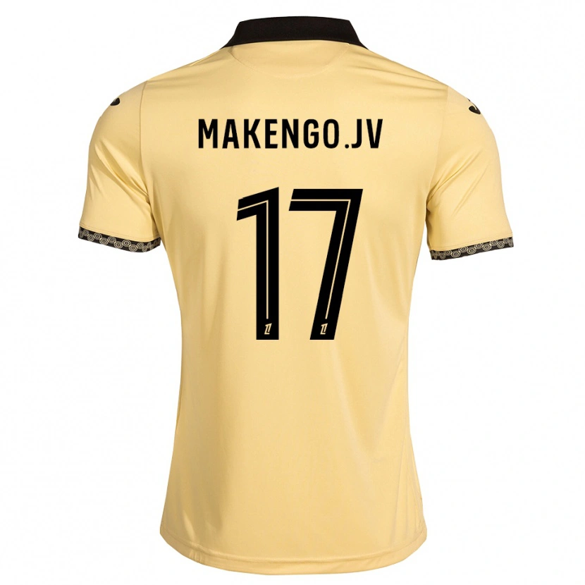 Danxen Homem Camisola Jean-Victor Makengo #17 Branco Navajo Preto Alternativa 2026/27 Camisa Brasil