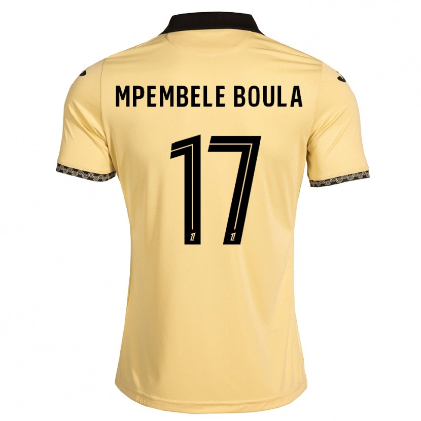 Danxen Homem Camisola Exaucé Mpembele Boula #17 Branco Navajo Preto Alternativa 2026/27 Camisa Brasil
