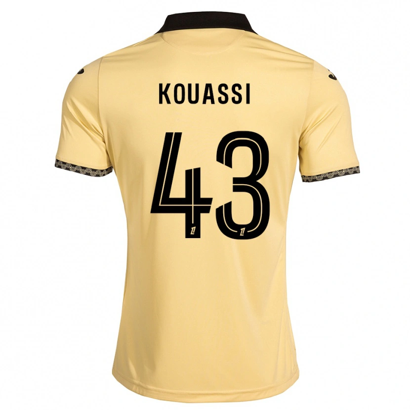 Danxen Homem Camisola Arsène Kouassi #43 Branco Navajo Preto Alternativa 2026/27 Camisa Brasil