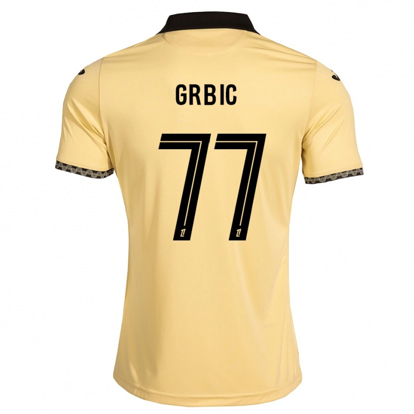 Danxen Homem Camisola Adrian Grbic #77 Branco Navajo Preto Alternativa 2026/27 Camisa Brasil