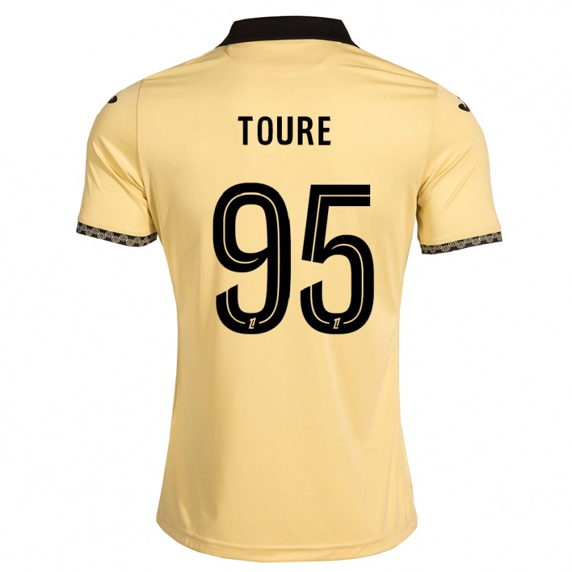 Danxen Homem Camisola Isaak Touré #95 Branco Navajo Preto Alternativa 2026/27 Camisa Brasil