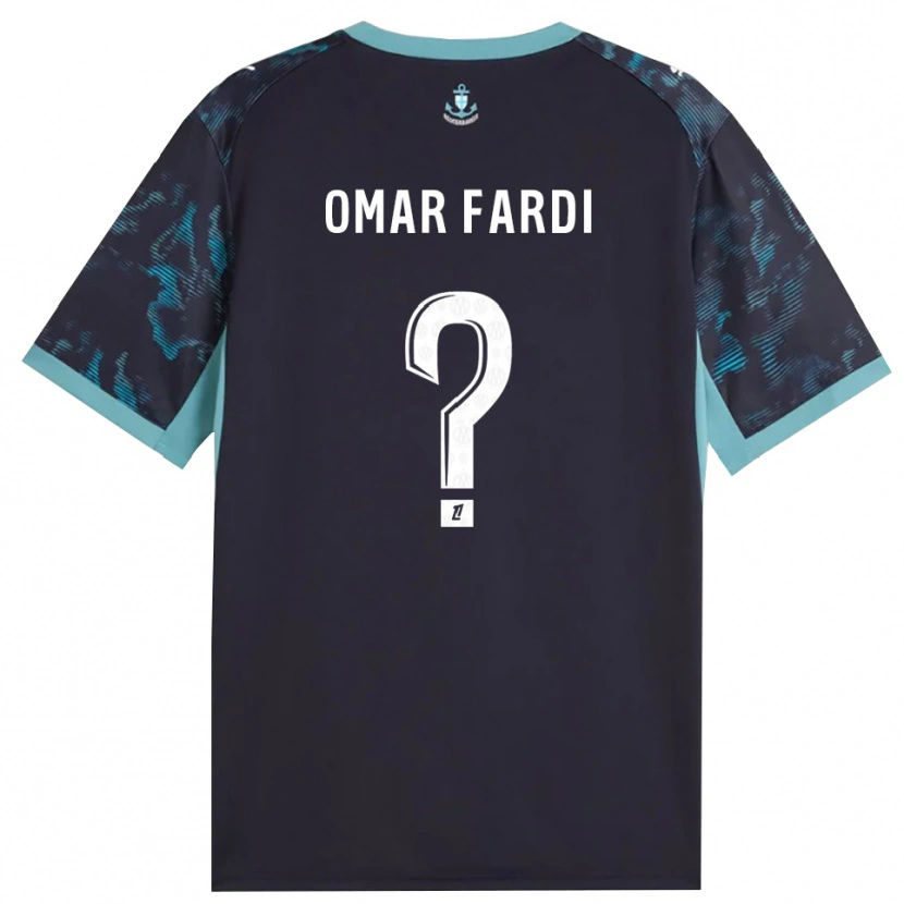 Danxen Homem Camisola El Omar Fardi #0 Turquesa Pálida Branco Preto Alternativa 2026/27 Camisa Brasil