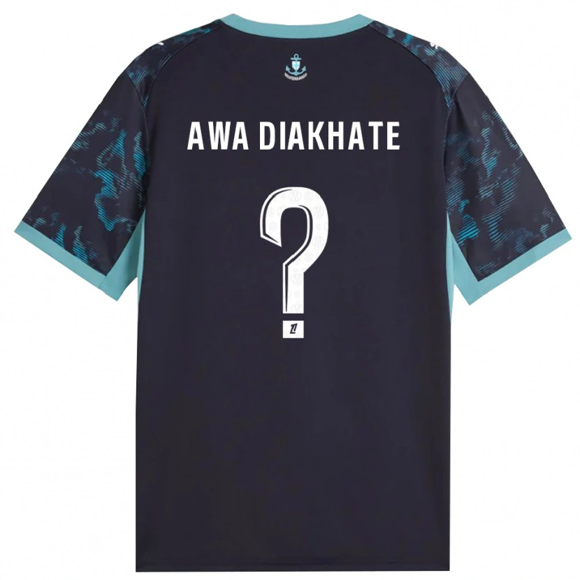 Danxen Homem Camisola Ndeye Awa Diakhate #0 Turquesa Pálida Branco Preto Alternativa 2026/27 Camisa Brasil