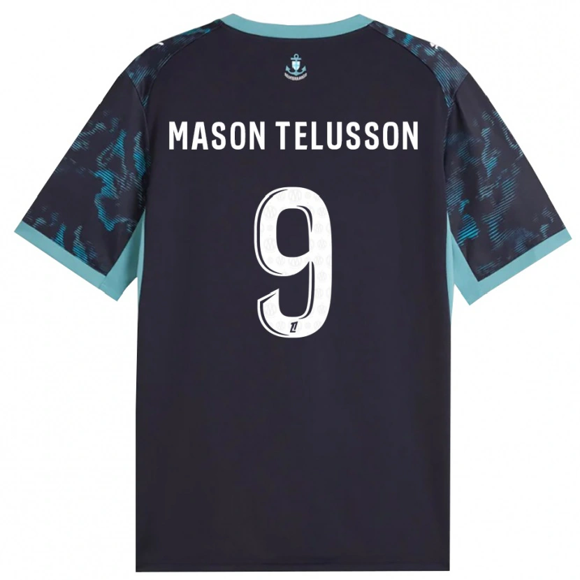 Danxen Homem Camisola Jah-Mason Telusson #9 Turquesa Pálida Branco Preto Alternativa 2026/27 Camisa Brasil