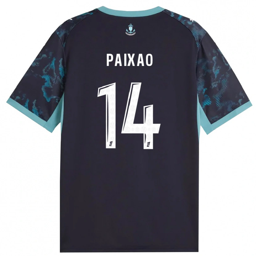 Danxen Homem Camisola Igor Paixão #14 Turquesa Pálida Branco Preto Alternativa 2026/27 Camisa Brasil