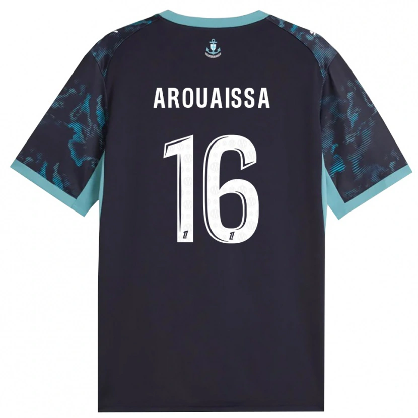 Danxen Homem Camisola Ines Arouaissa #16 Turquesa Pálida Branco Preto Alternativa 2026/27 Camisa Brasil