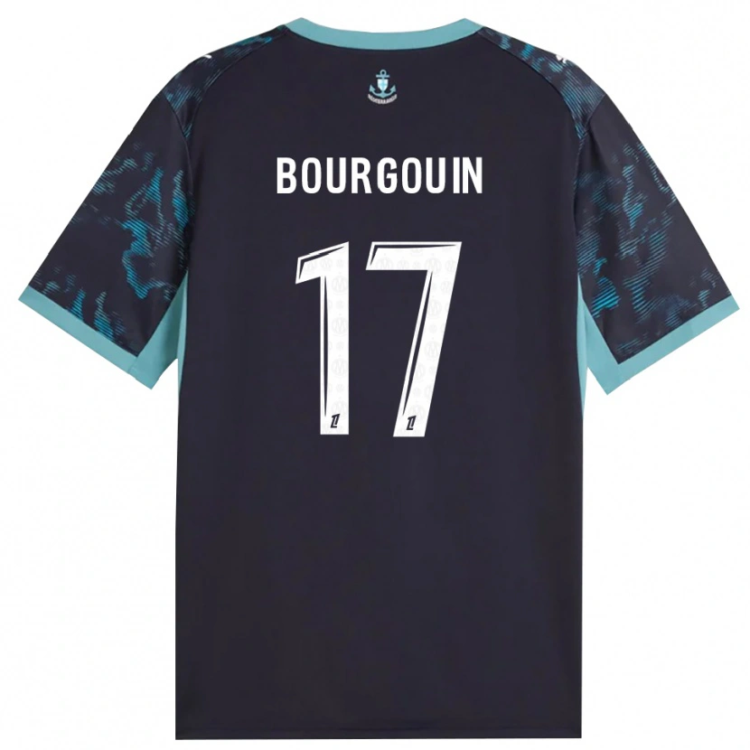 Danxen Homem Camisola Laura Bourgouin #17 Turquesa Pálida Branco Preto Alternativa 2026/27 Camisa Brasil