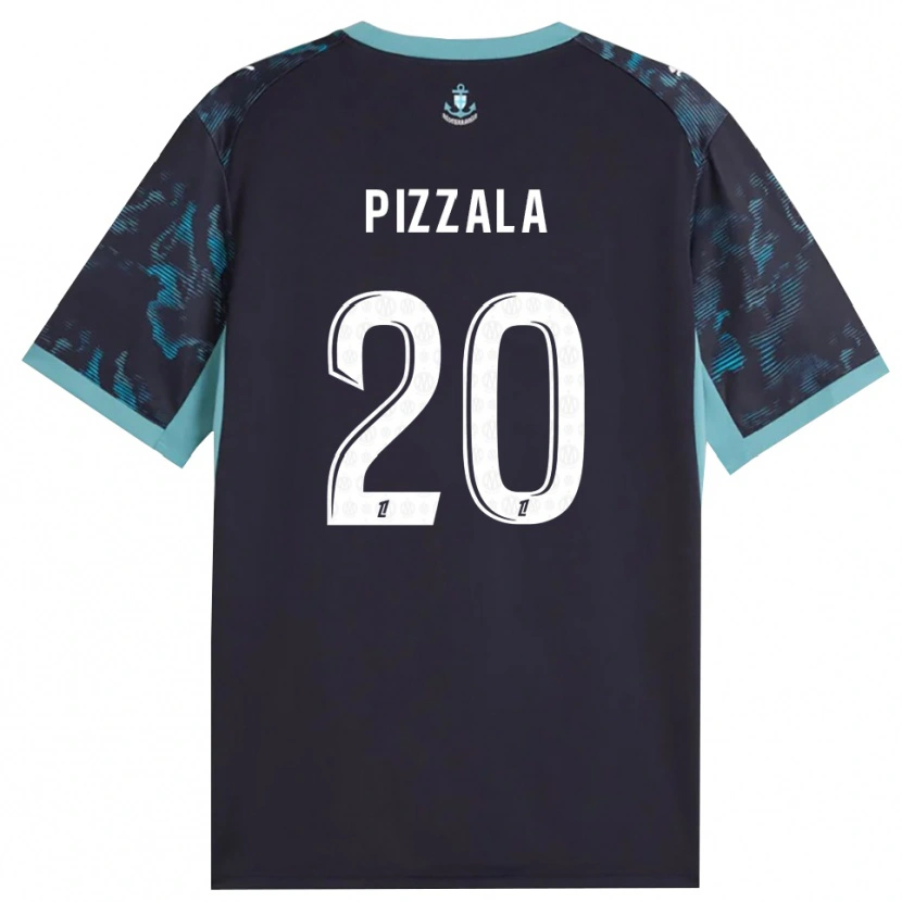 Danxen Homem Camisola Caroline Pizzala #20 Turquesa Pálida Branco Preto Alternativa 2026/27 Camisa Brasil
