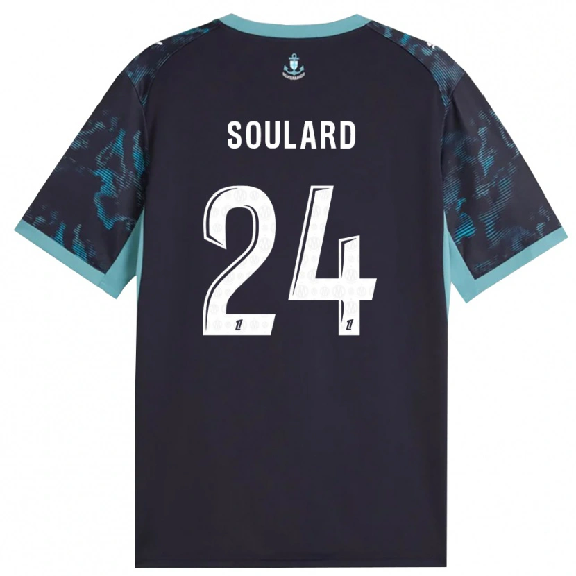 Danxen Homem Camisola Amandine Soulard #24 Turquesa Pálida Branco Preto Alternativa 2026/27 Camisa Brasil
