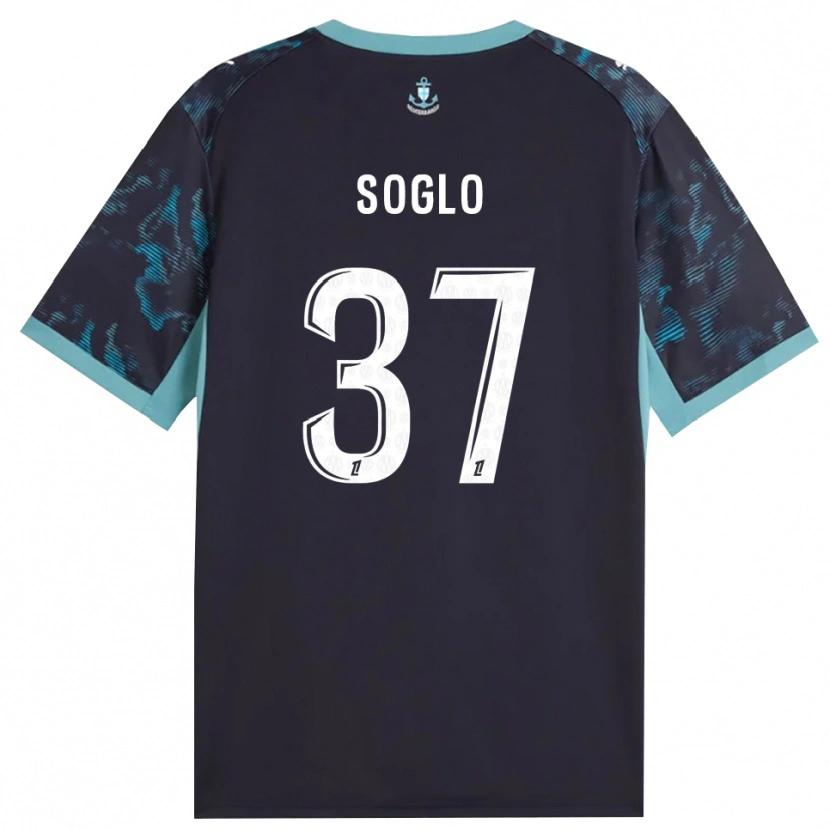 Danxen Homem Camisola Emran Soglo #37 Turquesa Pálida Branco Preto Alternativa 2026/27 Camisa Brasil