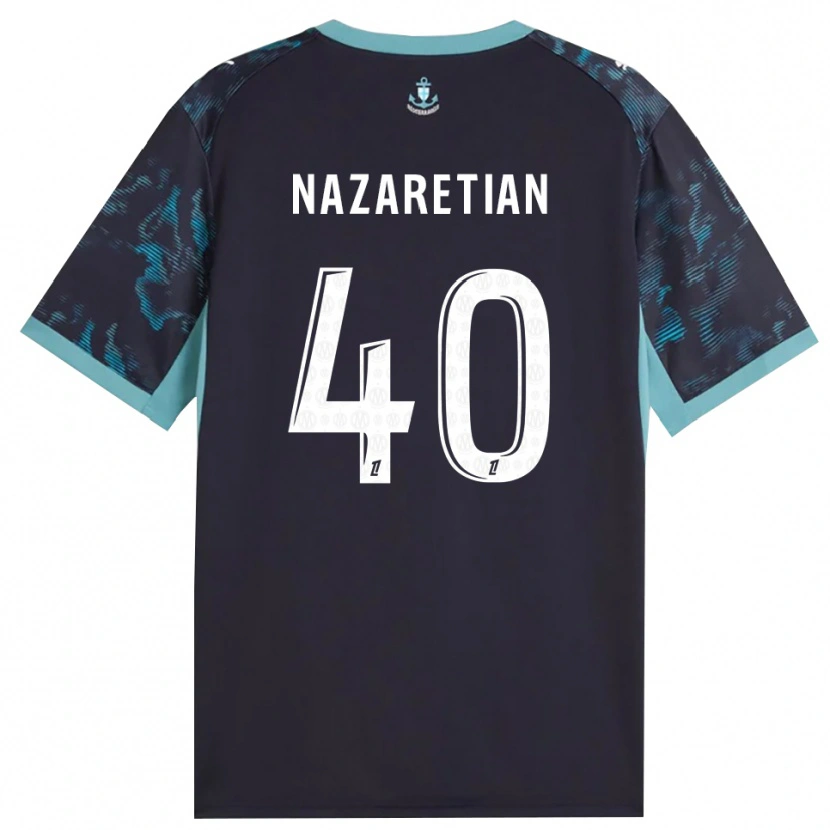 Danxen Homem Camisola Manuel Nazaretian #40 Turquesa Pálida Branco Preto Alternativa 2026/27 Camisa Brasil