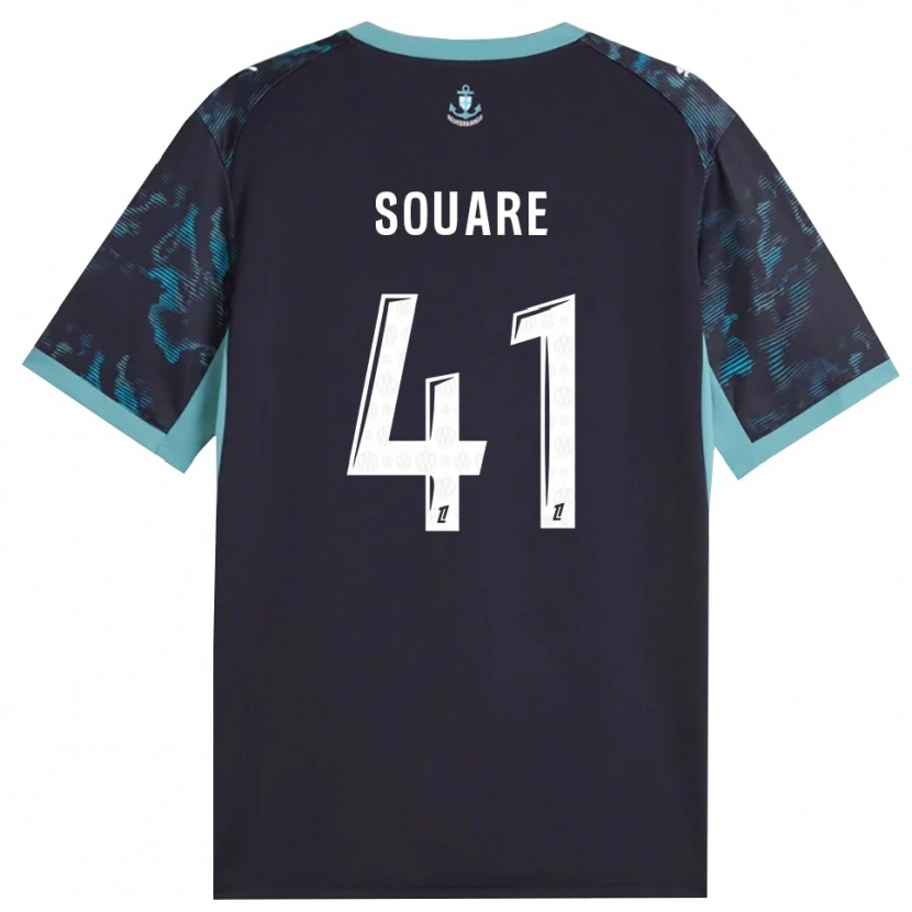 Danxen Homem Camisola Cheick Souare #41 Turquesa Pálida Branco Preto Alternativa 2026/27 Camisa Brasil