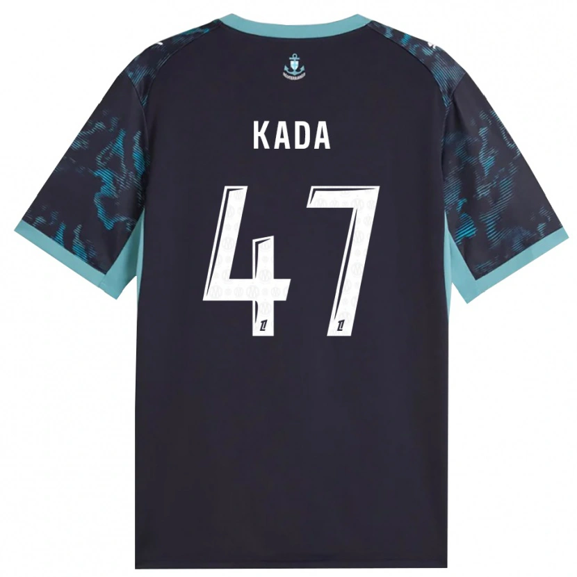 Danxen Homem Camisola Joakim Kada #47 Turquesa Pálida Branco Preto Alternativa 2026/27 Camisa Brasil