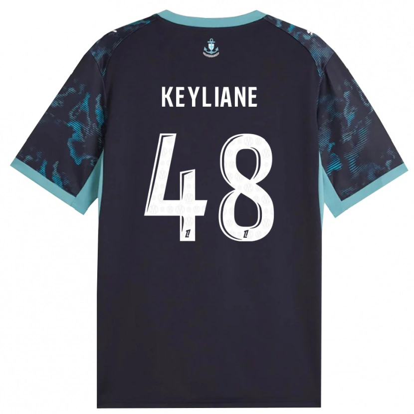 Danxen Homem Camisola Keyliane Abdallah #48 Turquesa Pálida Branco Preto Alternativa 2026/27 Camisa Brasil