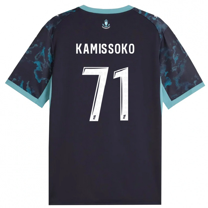 Danxen Homem Camisola Nouhoum Kamissoko #71 Turquesa Pálida Branco Preto Alternativa 2026/27 Camisa Brasil