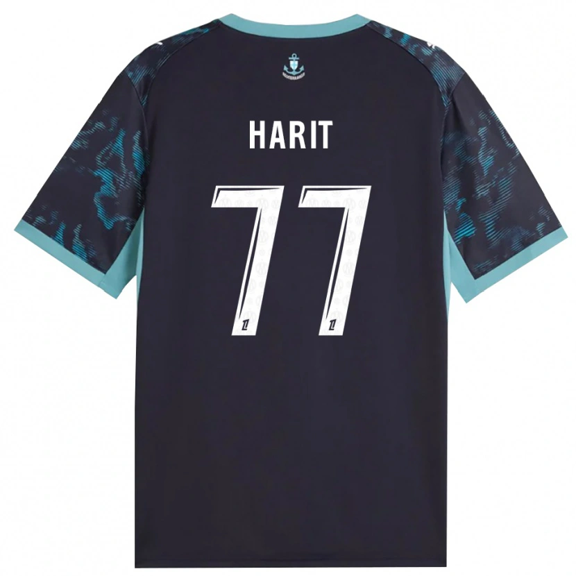 Danxen Homem Camisola Amine Harit #77 Turquesa Pálida Branco Preto Alternativa 2026/27 Camisa Brasil