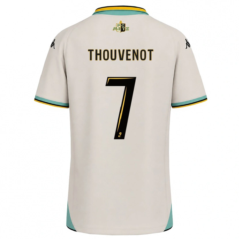 Danxen Homem Camisola Jules Thouvenot #7 Branco Floral Preto Alternativa 2026/27 Camisa Brasil