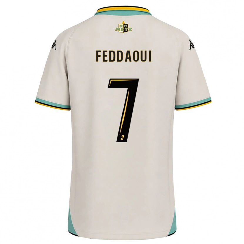 Danxen Homem Camisola Leina Feddaoui #7 Branco Floral Preto Alternativa 2026/27 Camisa Brasil