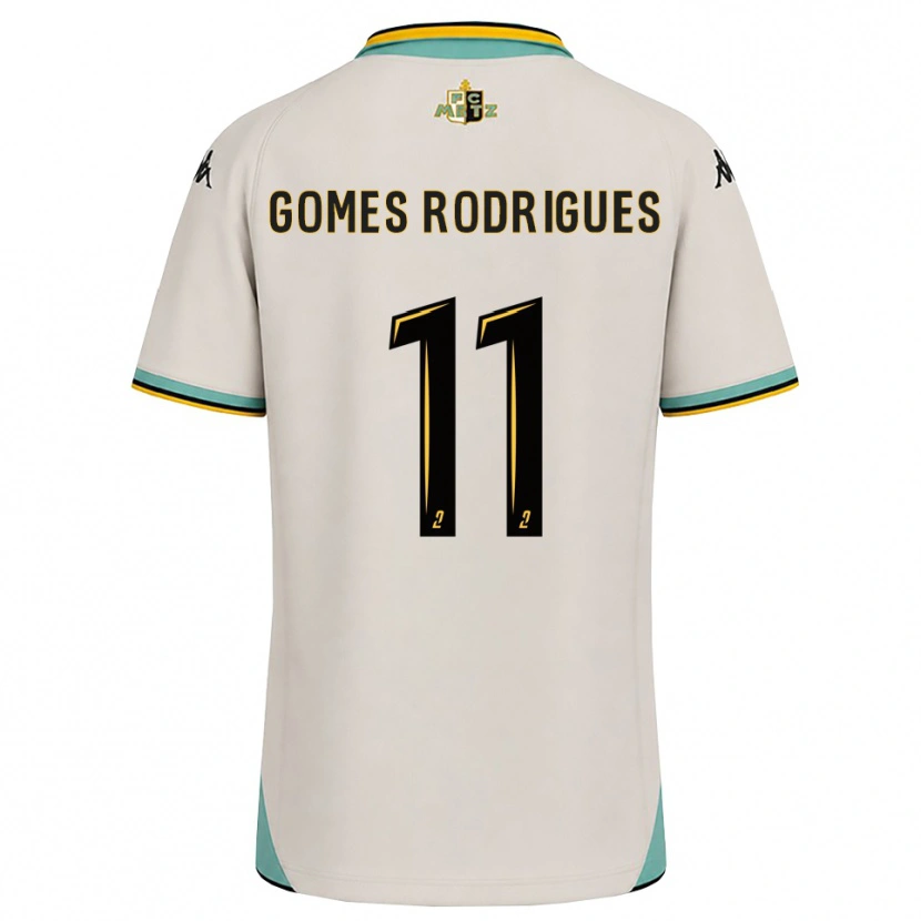 Danxen Homem Camisola Jess Gomes Rodrigues #11 Branco Floral Preto Alternativa 2026/27 Camisa Brasil