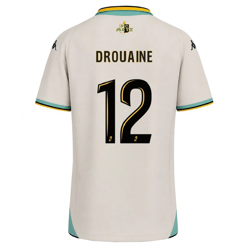 Danxen Homem Camisola Mathieu Drouaine #12 Branco Floral Preto Alternativa 2026/27 Camisa Brasil