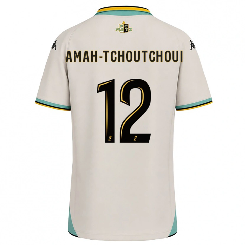 Danxen Homem Camisola Marco Amah-Tchoutchoui #12 Branco Floral Preto Alternativa 2026/27 Camisa Brasil