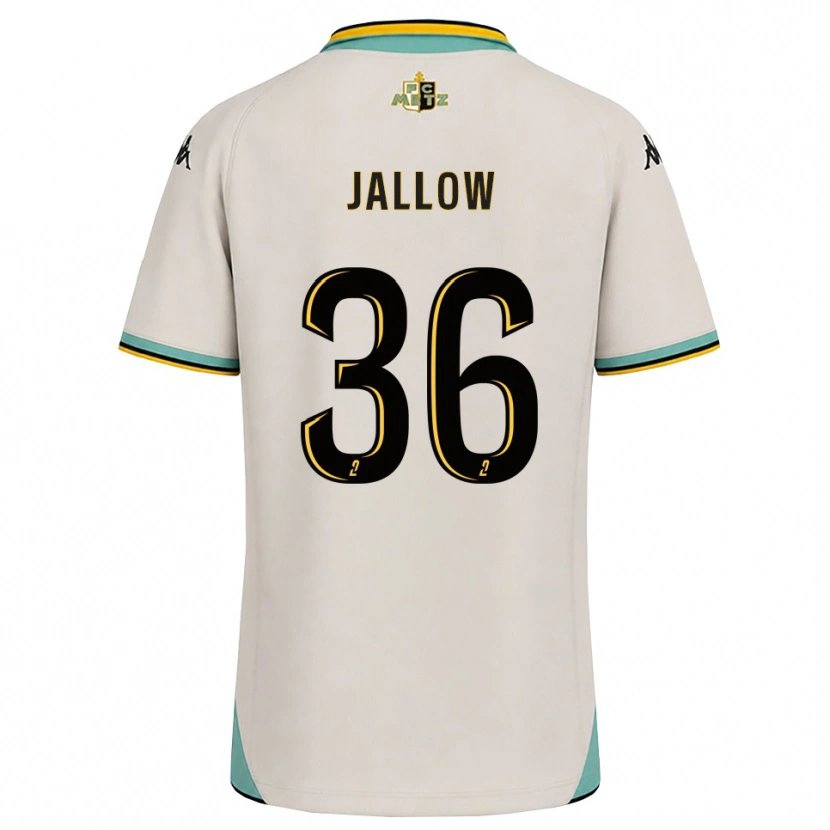 Danxen Homem Camisola Ablie Jallow #36 Branco Floral Preto Alternativa 2026/27 Camisa Brasil