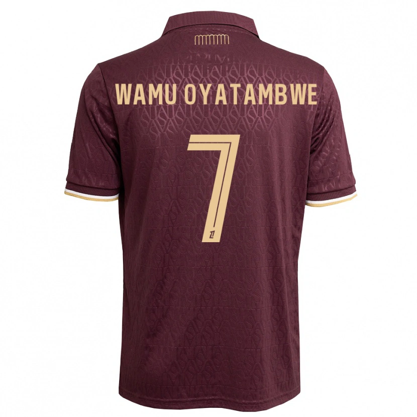 Danxen Homem Camisola Matthias Wamu Oyatambwe #7 Marrom Areia De Castanha Alternativa 2026/27 Camisa Brasil