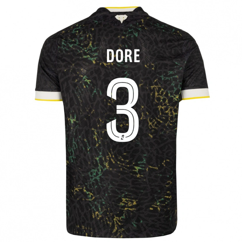 Danxen Homem Camisola Louis Dore #3 Preto Branco Amarelo Alternativa 2026/27 Camisa Brasil