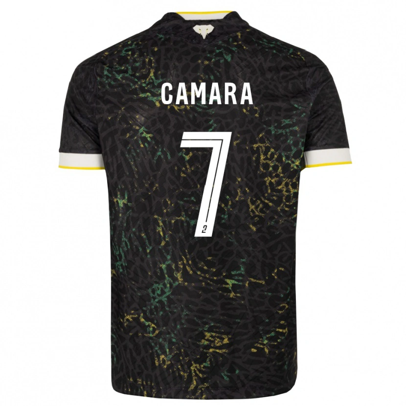 Danxen Homem Camisola Klaus Camara #7 Preto Branco Amarelo Alternativa 2026/27 Camisa Brasil