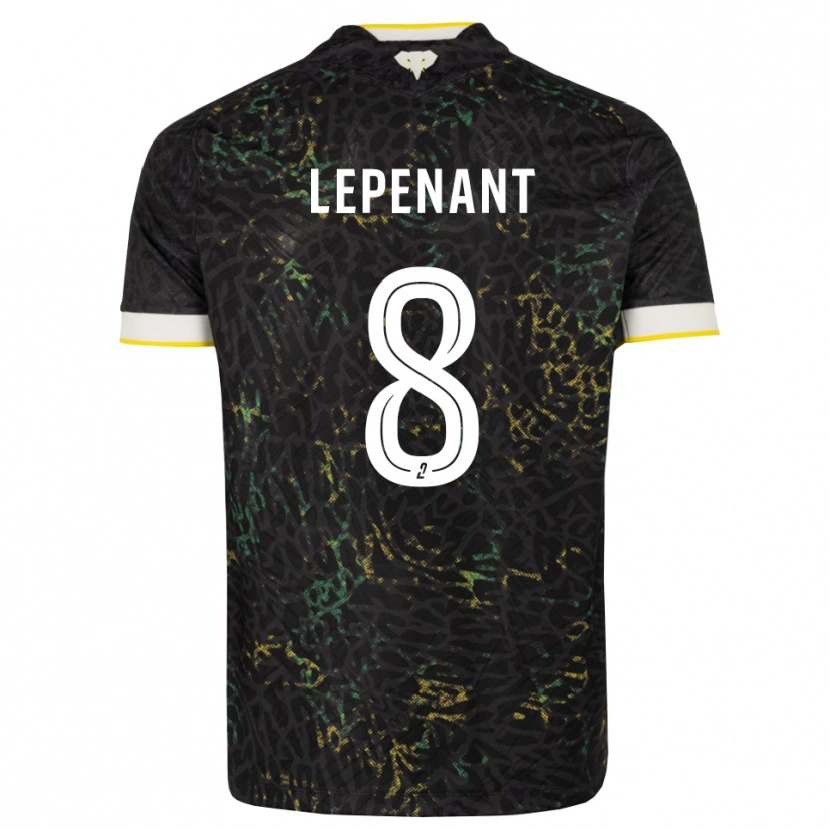 Danxen Homem Camisola Johann Lepenant #8 Preto Branco Amarelo Alternativa 2026/27 Camisa Brasil