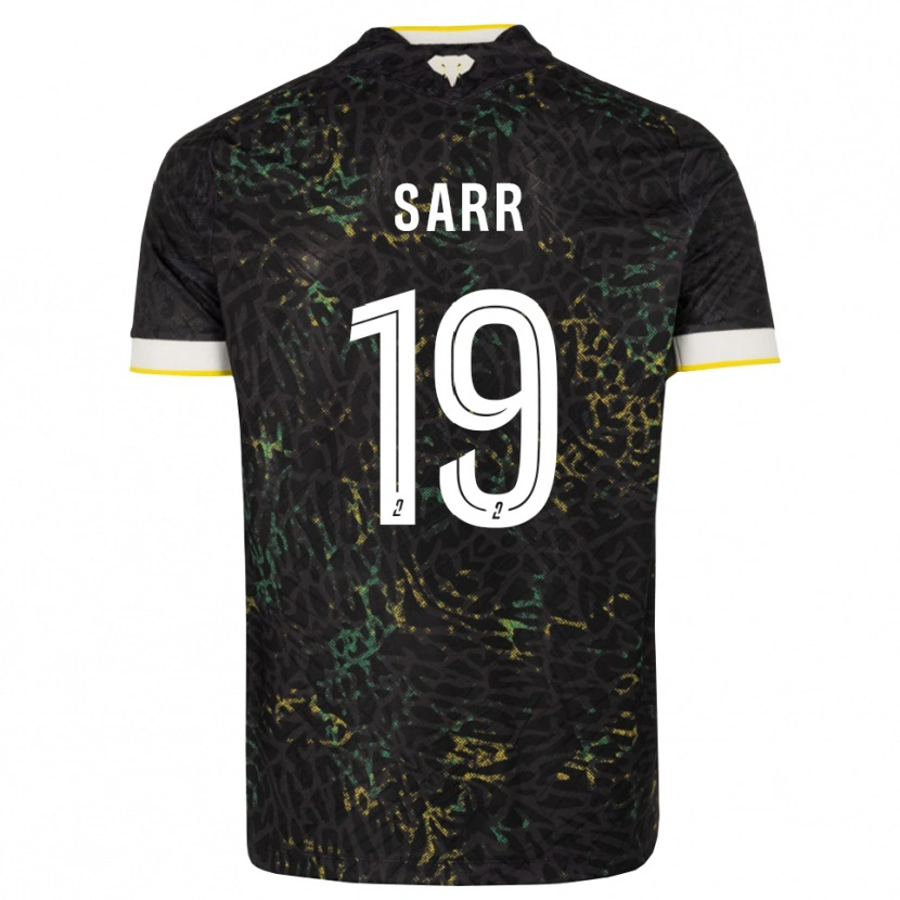 Danxen Homem Camisola Ahmadou Sarr #19 Preto Branco Amarelo Alternativa 2026/27 Camisa Brasil