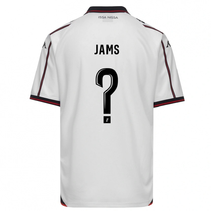 Danxen Homem Camisola Dylan Jams #0 Preto Branco Alternativa 2026/27 Camisa Brasil