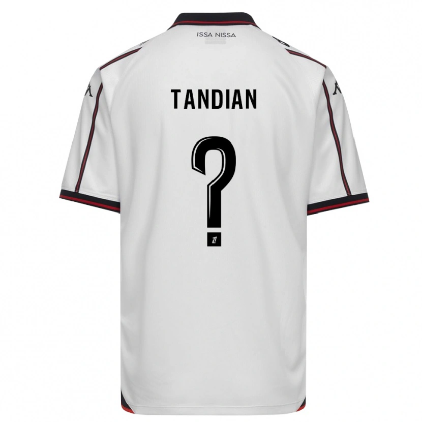 Danxen Homem Camisola Elage Tandian #0 Preto Branco Alternativa 2026/27 Camisa Brasil