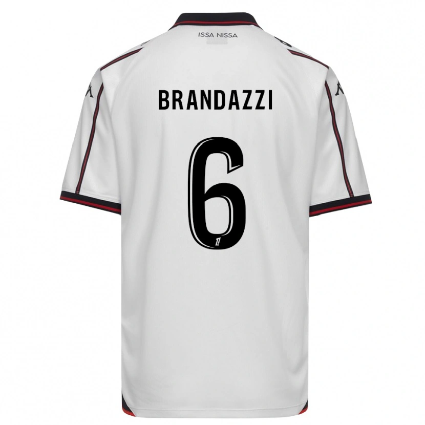 Danxen Homem Camisola Fiona Brandazzi #6 Preto Branco Alternativa 2026/27 Camisa Brasil