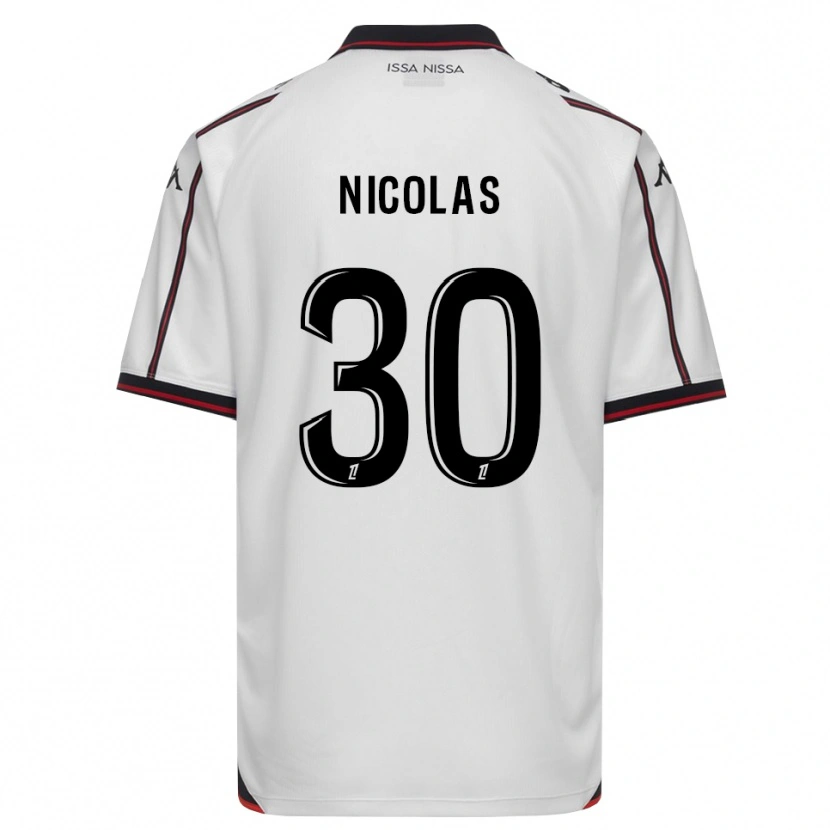 Danxen Homem Camisola Lina-Lou Nicolas #30 Preto Branco Alternativa 2026/27 Camisa Brasil