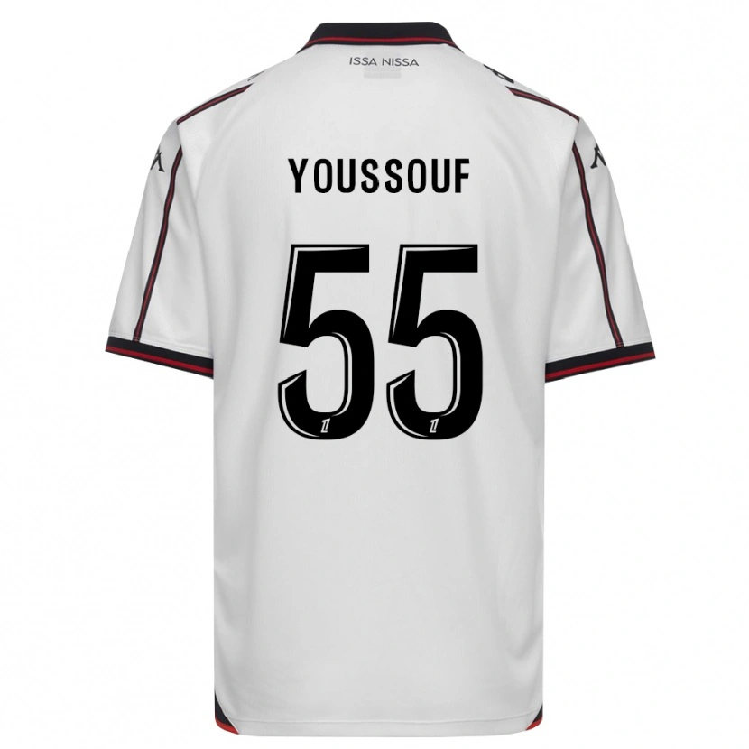 Danxen Homem Camisola Youssouf Ndayishimiye #55 Preto Branco Alternativa 2026/27 Camisa Brasil