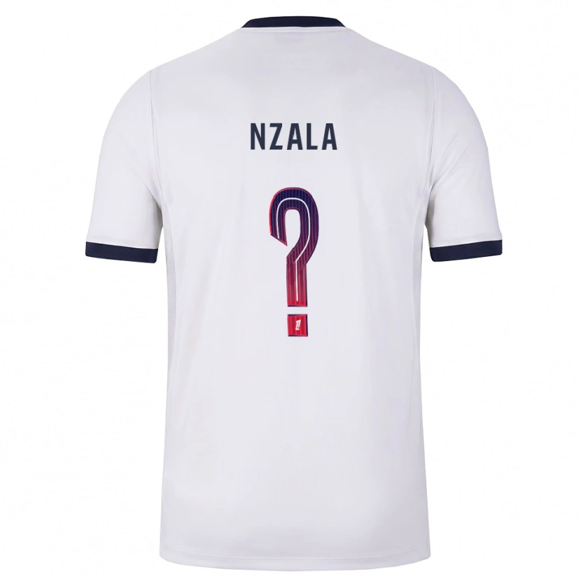 Danxen Homem Camisola Emmanuel Nzala #0 Branco Preto Vermelho Alternativa 2026/27 Camisa Brasil