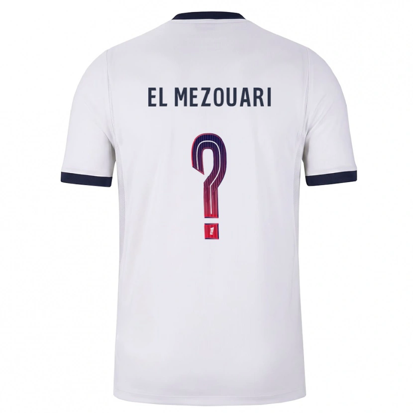 Danxen Homem Camisola Abde-Chahid El Mezouari #0 Branco Preto Vermelho Alternativa 2026/27 Camisa Brasil