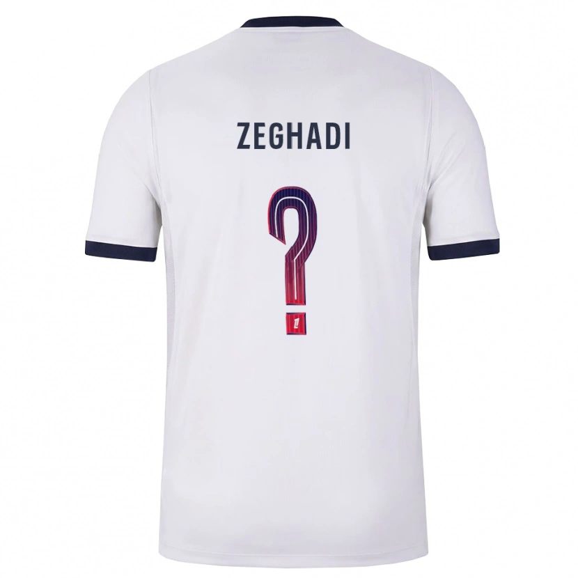Danxen Homem Camisola Souleyman Zeghadi #0 Branco Preto Vermelho Alternativa 2026/27 Camisa Brasil
