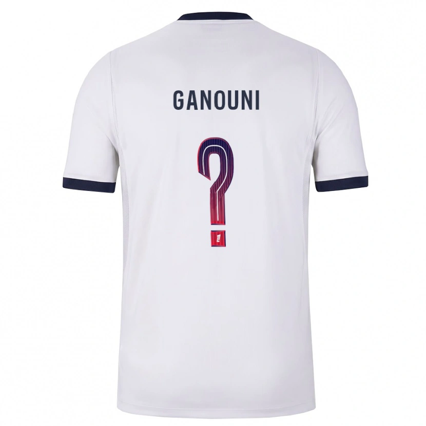 Danxen Homem Camisola Mehdi Ganouni #0 Branco Preto Vermelho Alternativa 2026/27 Camisa Brasil