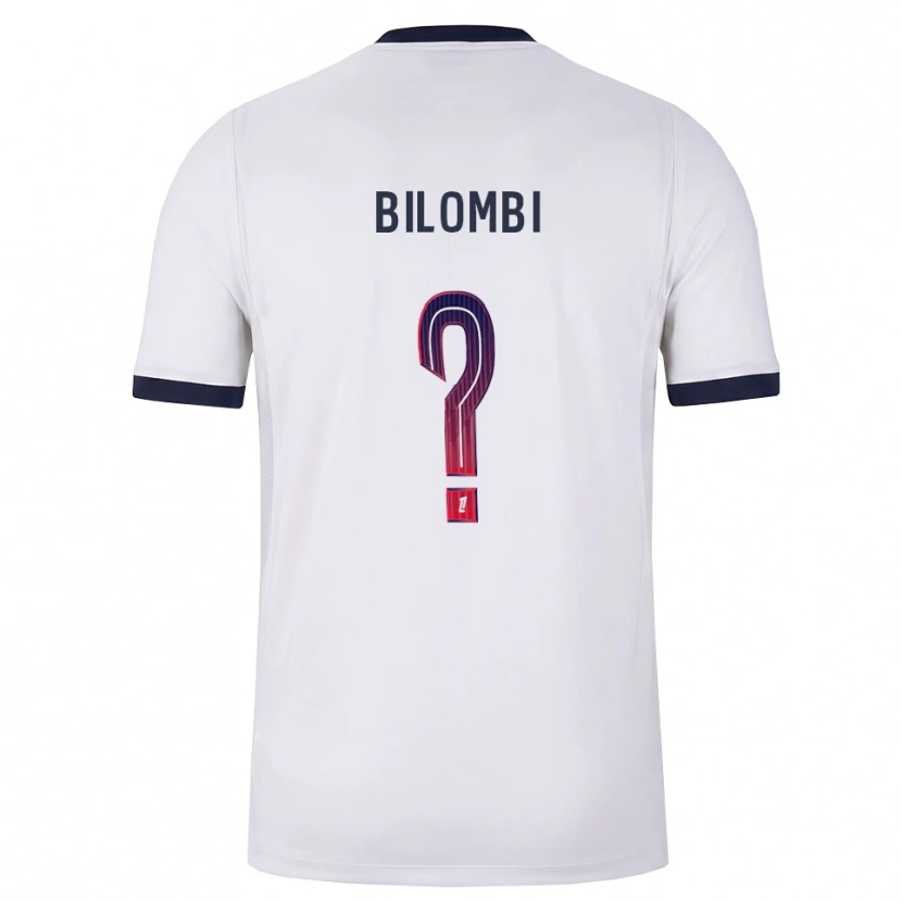 Danxen Homem Camisola Landryna Lushimba Bilombi #0 Branco Preto Vermelho Alternativa 2026/27 Camisa Brasil