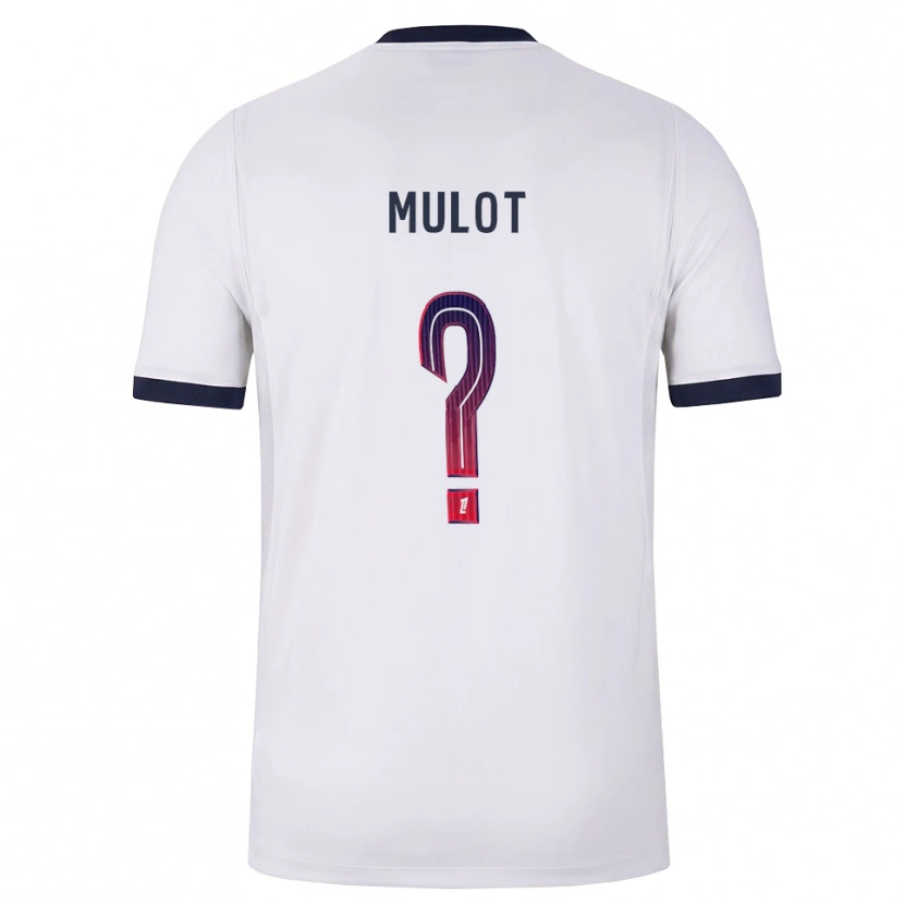 Danxen Homem Camisola Marie Mulot #0 Branco Preto Vermelho Alternativa 2026/27 Camisa Brasil