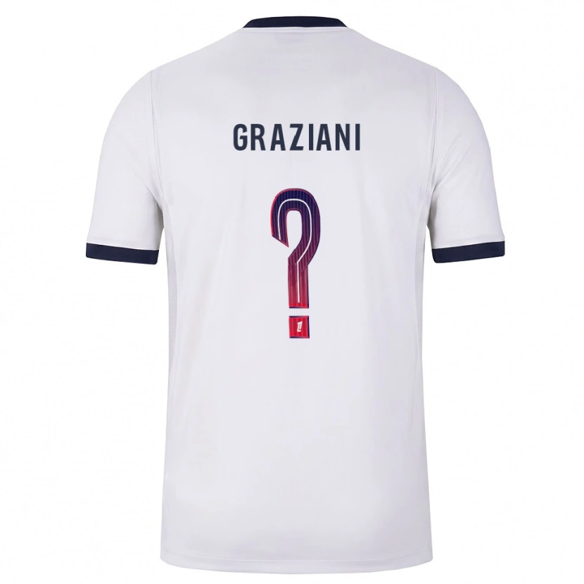 Danxen Homem Camisola Ornella Graziani #0 Branco Preto Vermelho Alternativa 2026/27 Camisa Brasil