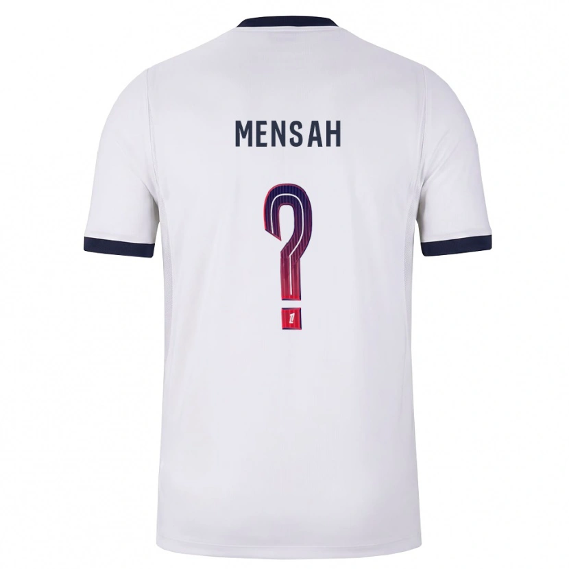 Danxen Homem Camisola Isaac Mensah #0 Branco Preto Vermelho Alternativa 2026/27 Camisa Brasil