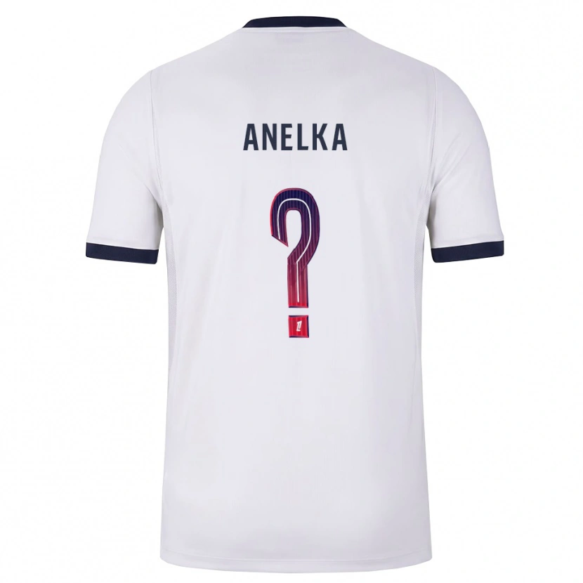 Danxen Homem Camisola Kaïs Anelka #0 Branco Preto Vermelho Alternativa 2026/27 Camisa Brasil